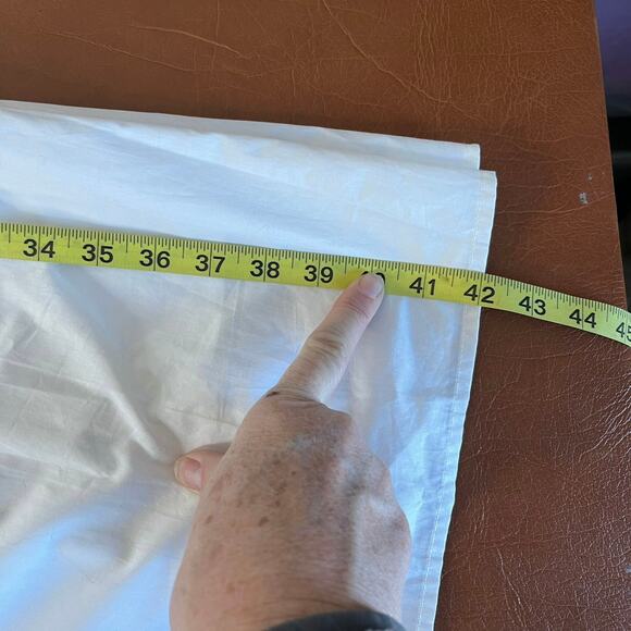 A New Day White A Line Sundress NEW Button Front Pockets Size 6 Knee Length - Picture 11 of 11